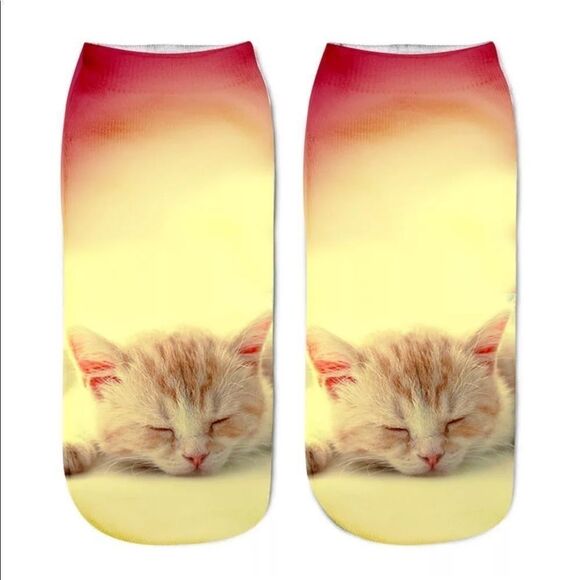 MEOW YOU! Kitten Socks - 5 pairs - Picture 5 of 6